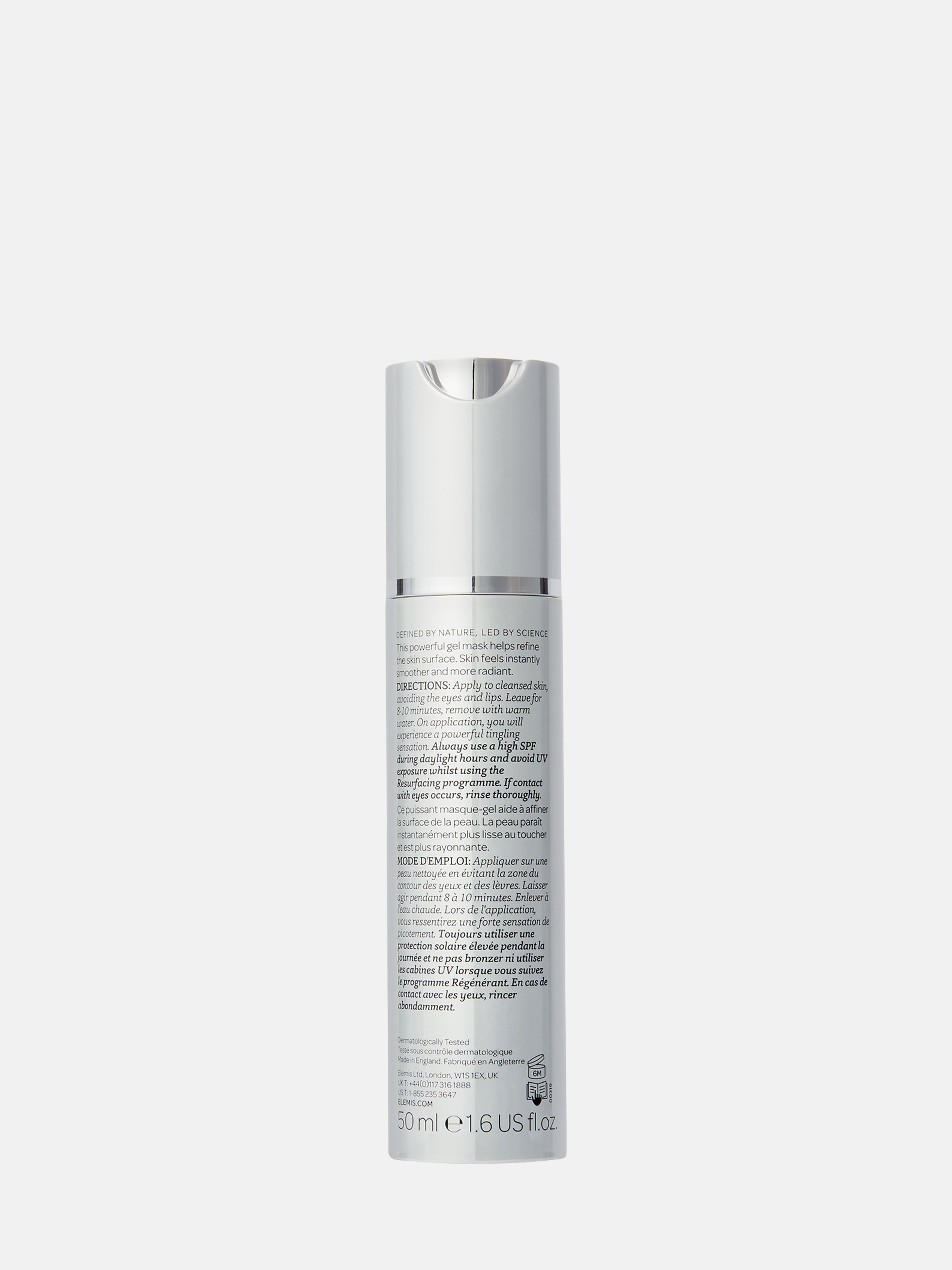 Dynamisch resurfacing gelmasker