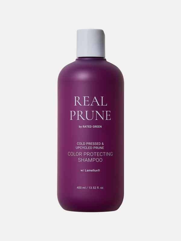 REAL PRUNE Koudgeperste en gerecyclede pruimenkleurbeschermende shampoo