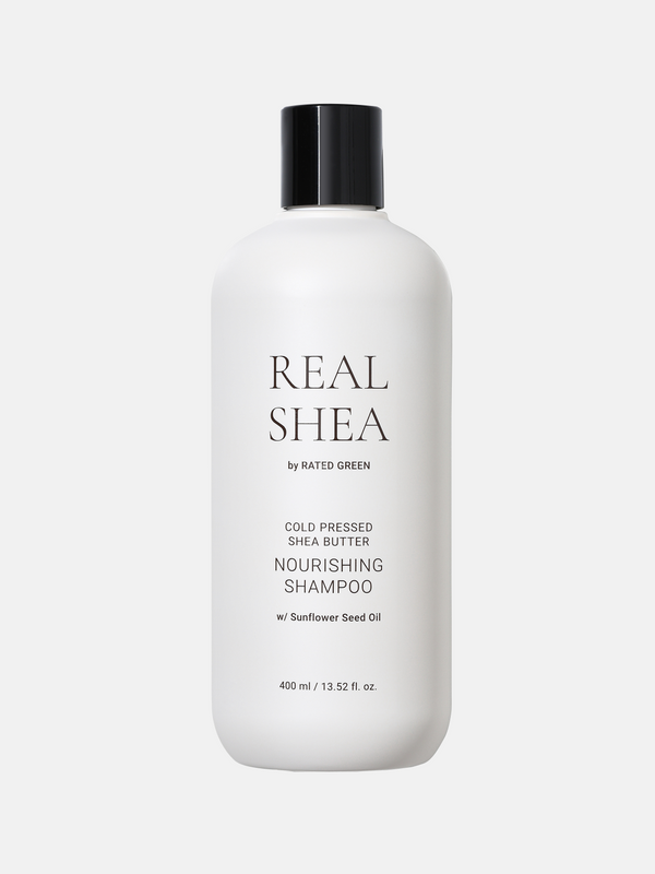 Echte shea koudgeperste sheaboter voedende shampoo