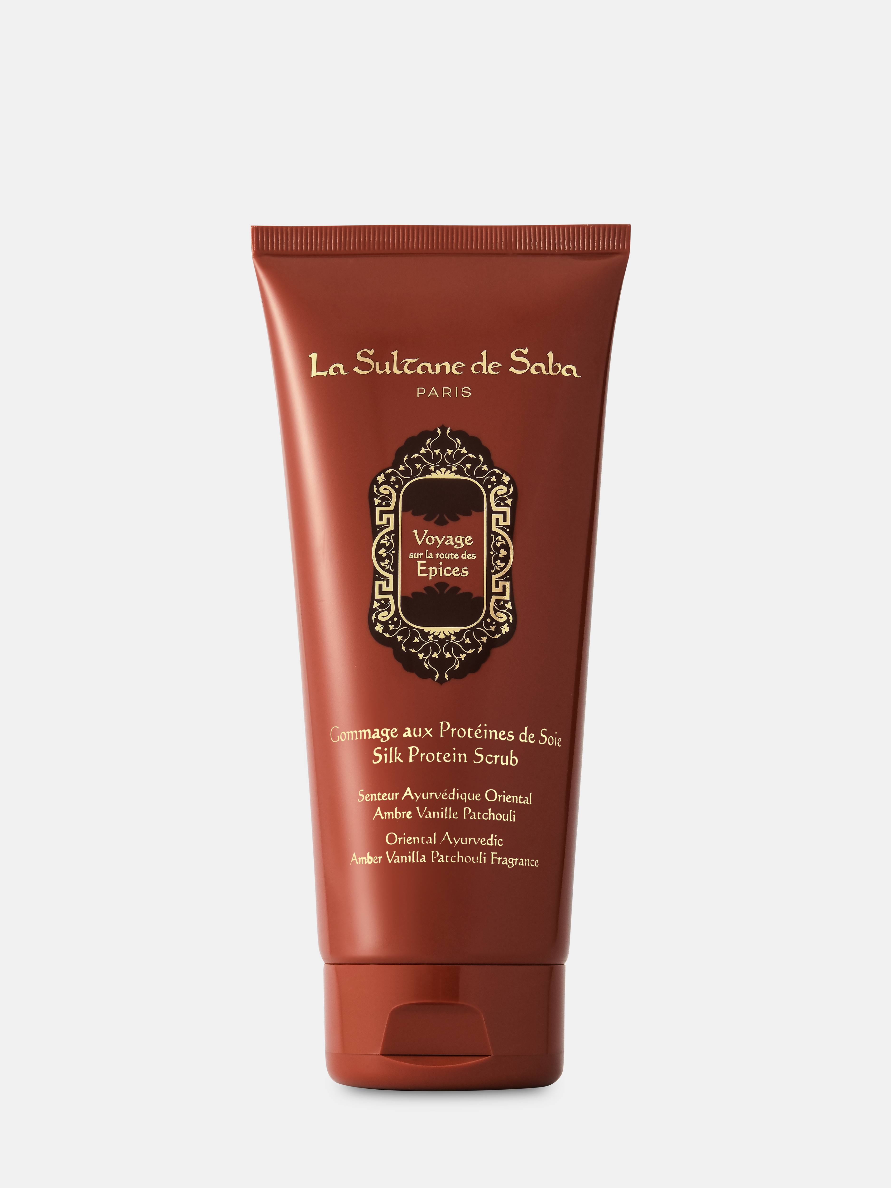 La Sultane De Saba Silk Protein Scrub Oriental Ayurvedic Amber Vanilla Patchouli