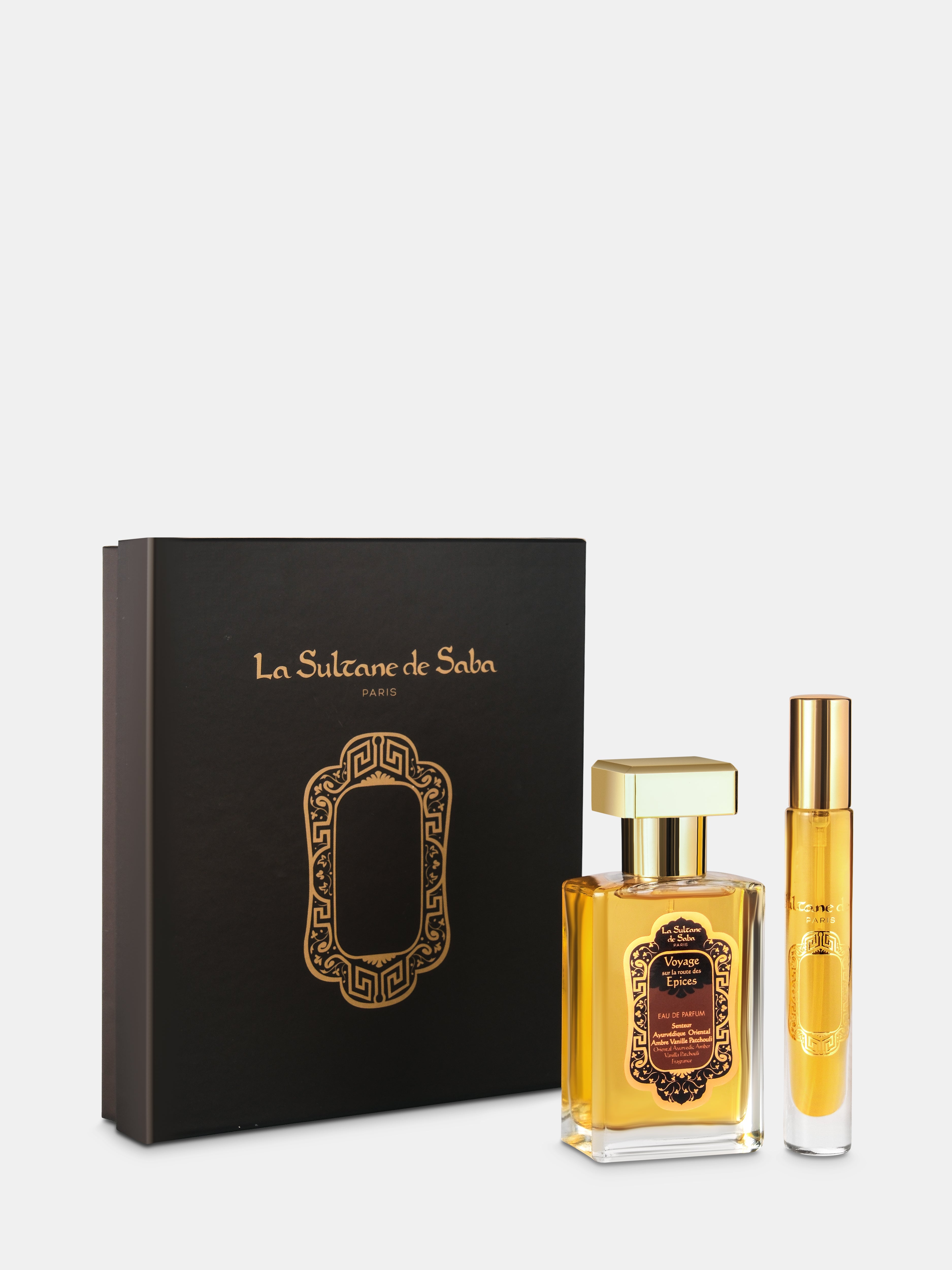 La Sultane de Saba Parfum Set Oriental Ayurvedic Amber Vanilla Patchouli