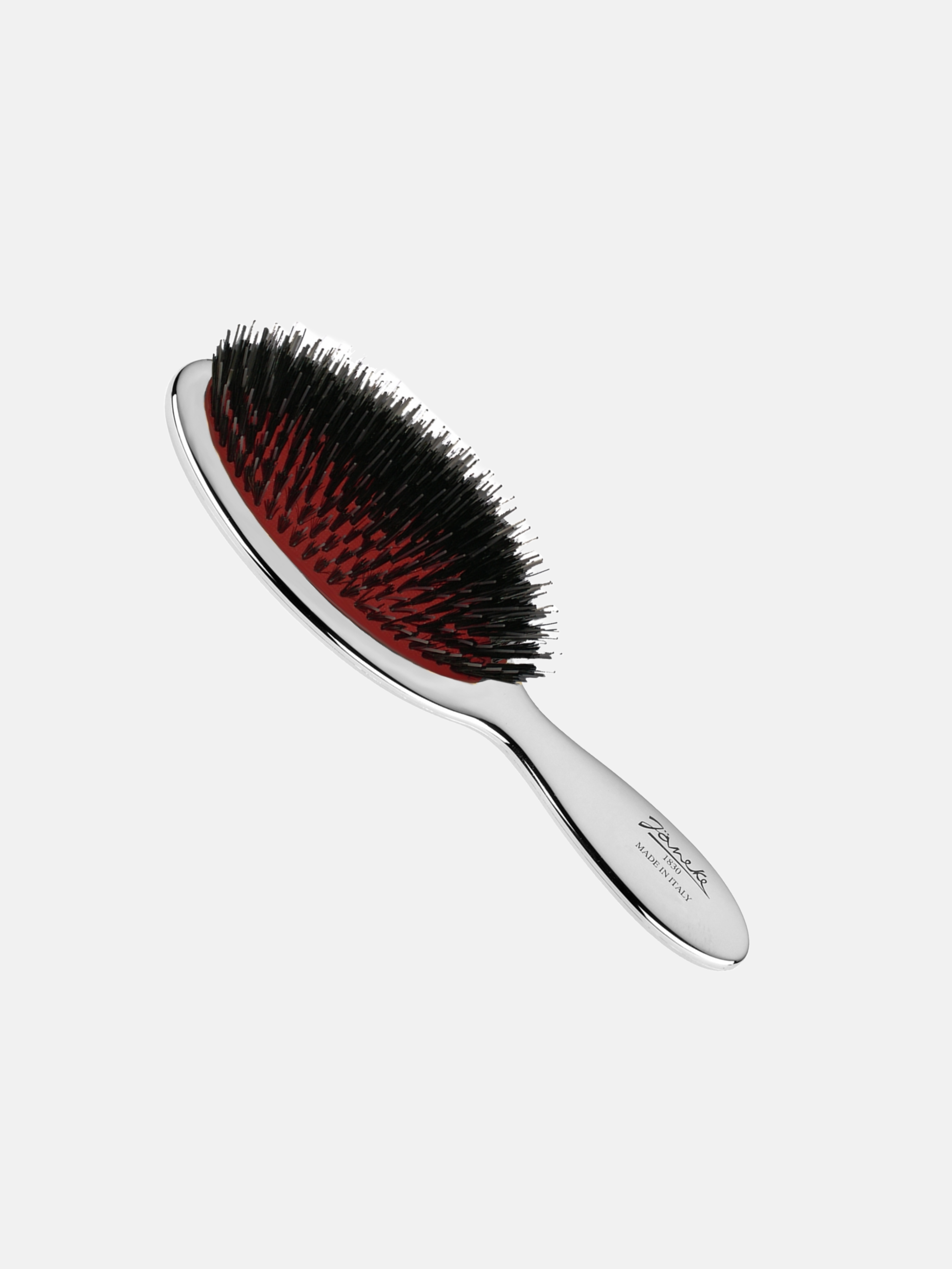 Small brush with bristles and nylon reinforcement in Silver